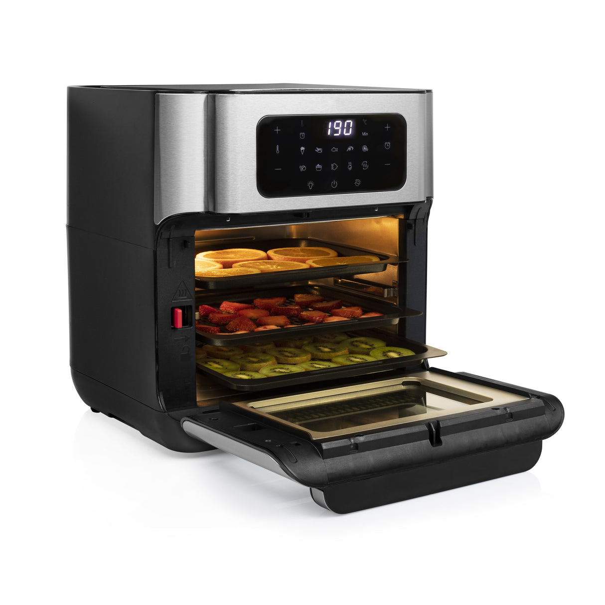 EAN 8713016091451 - Princess 182065 Sencillo 10 L Independiente 1500 W Freidora de aire caliente Plata imagen 37