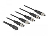 Delock Dc Verteilercable 5,5 X 2,1 Mm 1 X Buchse Zu 5 X Stecker Verschraubbar