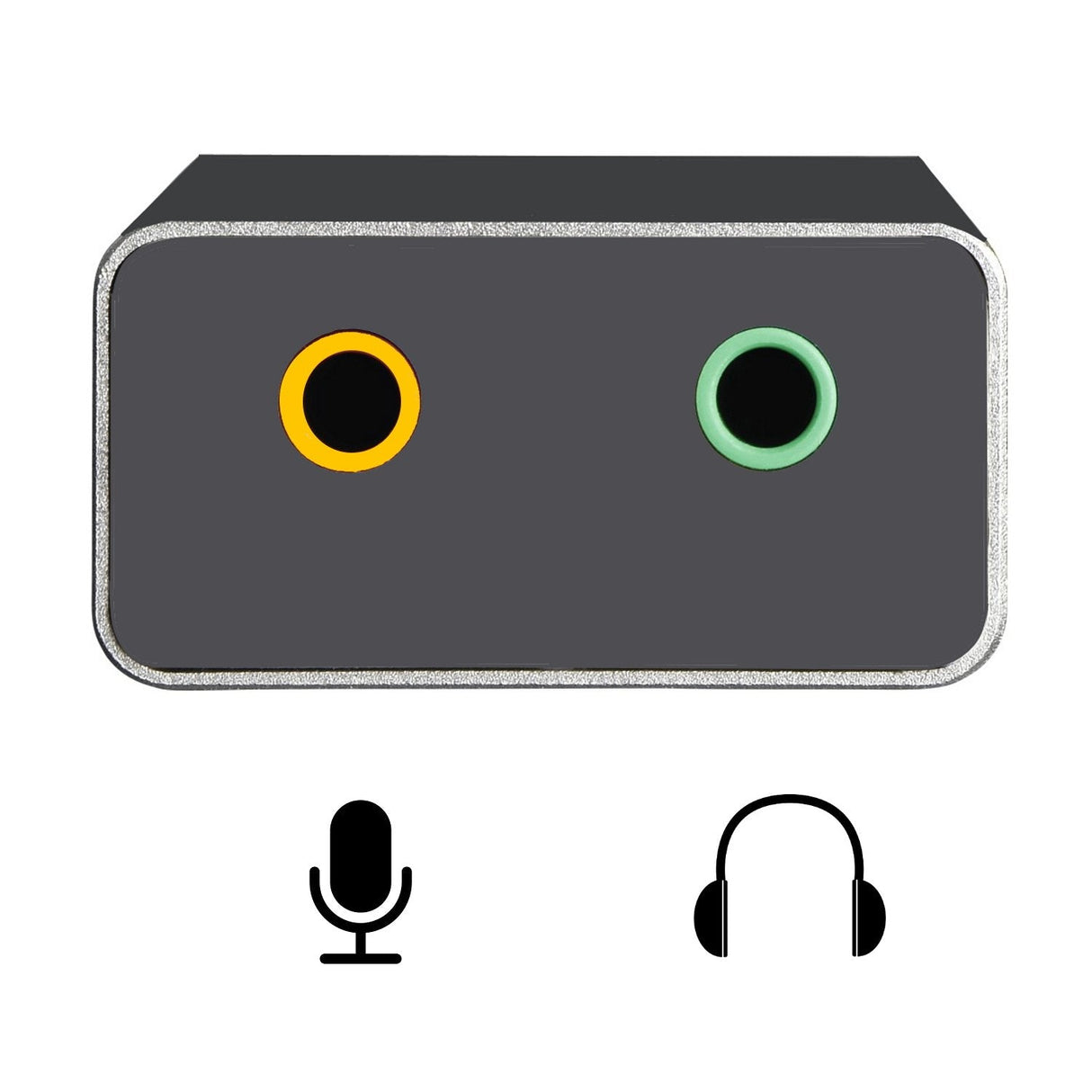Ewent Ec1645 Tarjeta De Audio Usb Ewent Tarjeta De Sonido Usb Tipo C Con 2 Jack De 3,5 Mm