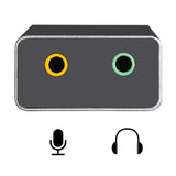 Ewent Ec1645 Tarjeta De Audio Usb Ewent Tarjeta De Sonido Usb Tipo C Con 2 Jack De 3,5 Mm