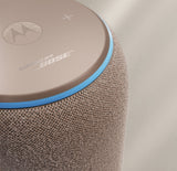 Motorola Moto Sound Flow Altavoz Para Uso Portátil Inalámbrico Bluetooth Wi-Fi Controlado Por Aplicación 30 Vatios 2 Vías Pantone Warm Taupe