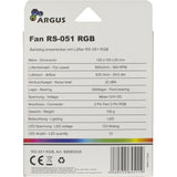 EAN 4260455645119 - Inter-Tech Argus RS-051 RGB Carcasa del ordenador Ventilador 12 cm Negro imagen 6