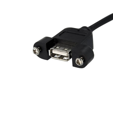 EAN 0065030835428 - StarTech.com 30 cm Inbouwpaneel USB Kabel - USB A naar Moederbord Aansluitkabel F/F cable USB 0,3 m Negro imagen 2