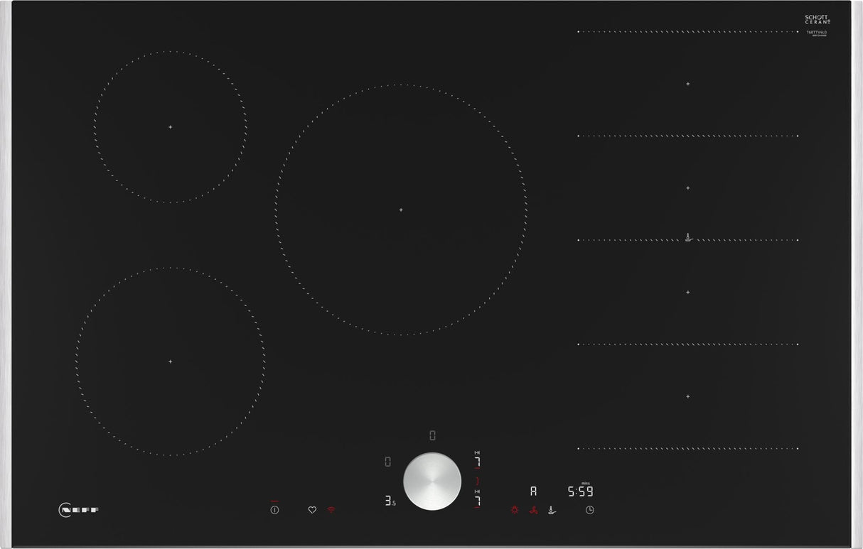 Neff T68ttv4l0, Calentador Autárquico Negro/Acero Fino