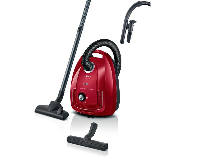 Aspirador Serie De Hogar De Bosch  4 Bgd38rd1h De Bidón Rojo