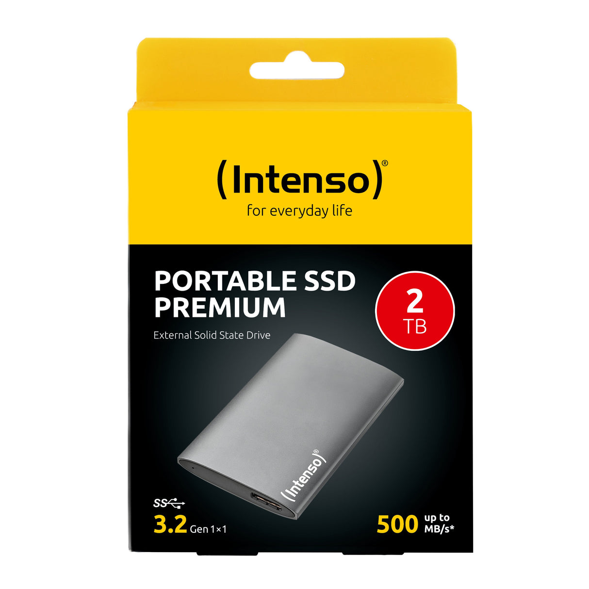EAN 4034303032884 - Intenso 3823470 unidad externa de estado sólido 2 TB USB tipo A 3.2 Gen 1 (3.1 Gen 1) Antracita imagen 5