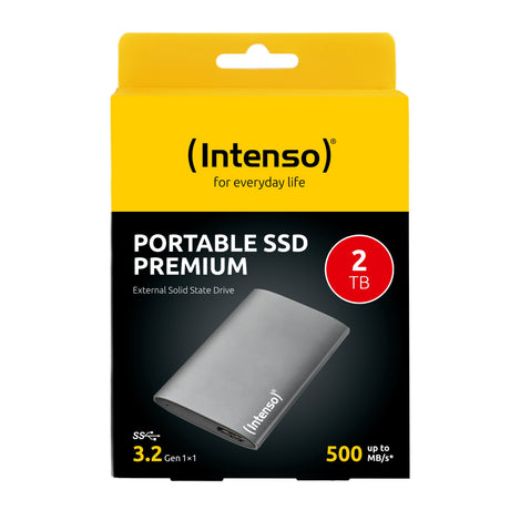 EAN 4034303032884 - Intenso 3823470 unidad externa de estado sólido 2 TB USB tipo A 3.2 Gen 1 (3.1 Gen 1) Antracita imagen 5