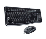 Teclado Alemán Logitech Desktop Mk120 Ratón Incluido Usb Qwertz Negro