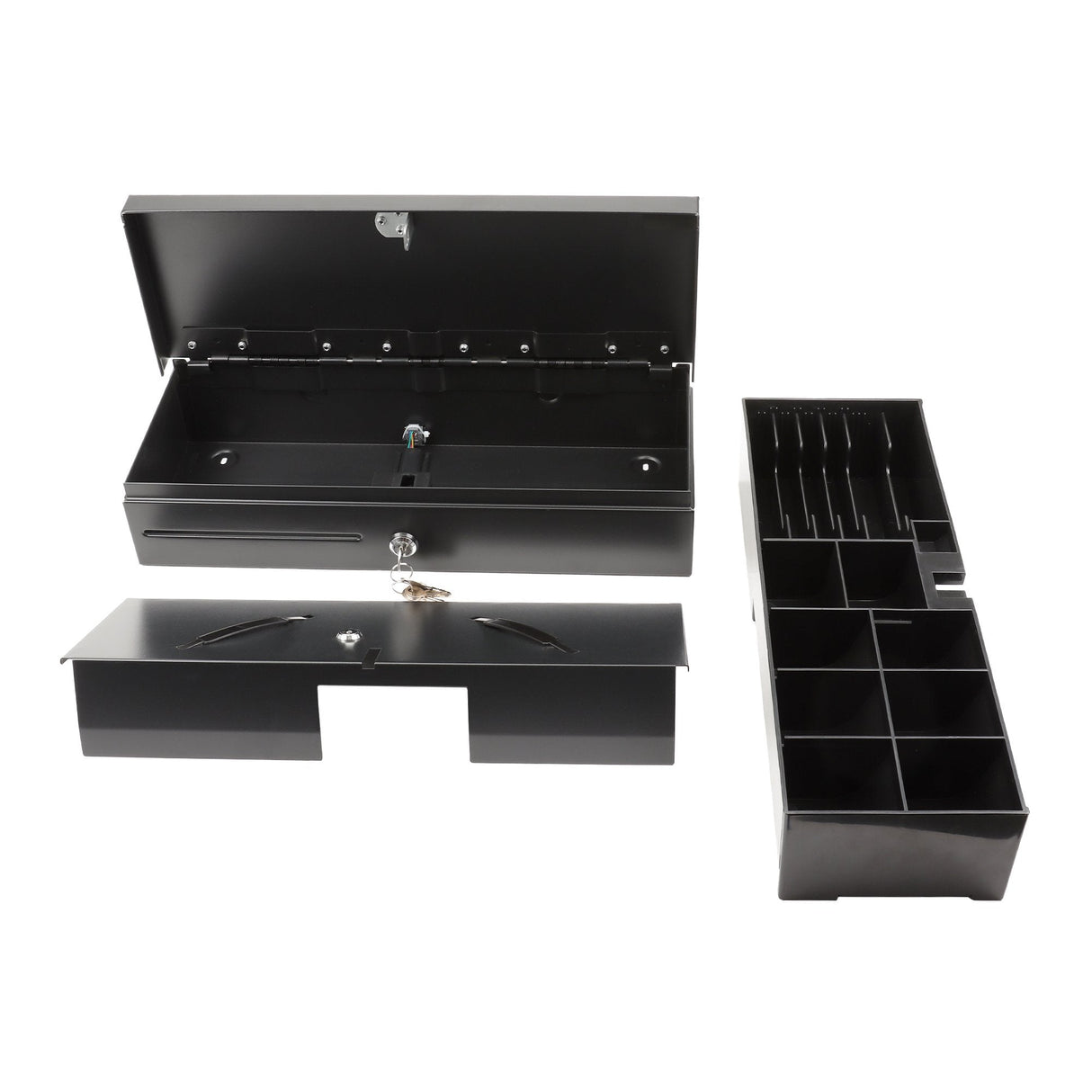 Olympia Hs 170 Cajón Para Dinero Con Cerradura, Compatible Con Rj12, 6 Billetes Y 8 Monedas, Metálica  46 X 17 X 10 Cm