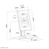 Neomounts By Newstar Tis Tablet 9.7"-11" Inclinable Blanco