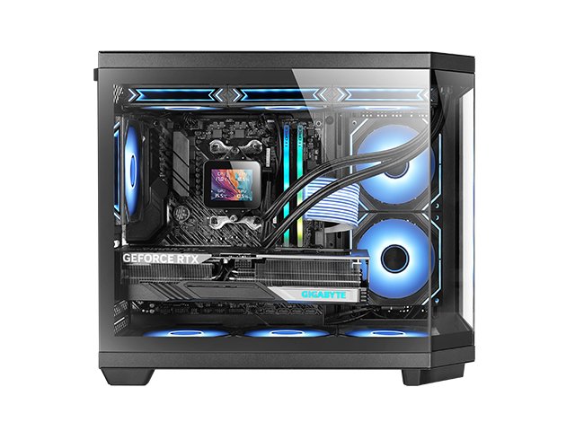 Caja Microatx Mc3t Core Negro Mars Gaming Bahías Int.:2x3'5, 3x2'5/1xusb2.0, 1xusb3.0, 1xusb-C/ Audio In-Out