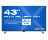Japannext Jn-Ips430uhd60f Pantalla Para Pc 109,2 Cm (43") 3840 X 2160 Pixeles 4k Ultra Hd Lcd Negro