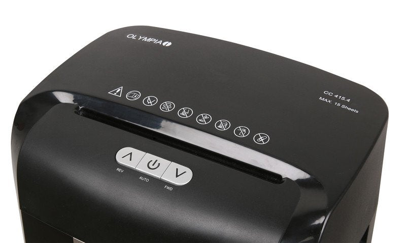 EAN 4030152026319 - Olympia CC 415.4 triturador de papel Corte cruzado 65 dB 22 cm Negro imagen 4