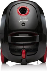 Aspirador Gorenje Vce21sfbkr  Con  Bolsa, Potencia 850 W, Radio De Trabajo 8 M, Negro