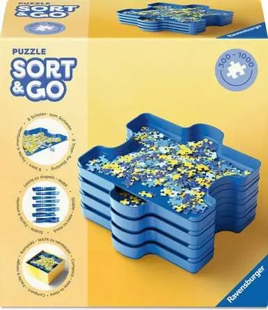 Ravensburger Sort & Go Ultimate 12.001.674, Almacenamiento De Accesorios De Rompecabezas 12001674