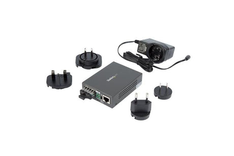 EAN 0065030878227 - StarTech.com MCMGBSCMM055 convertidor de medio 1000 Mbit/s 850 nm Multimodo Negro imagen 5