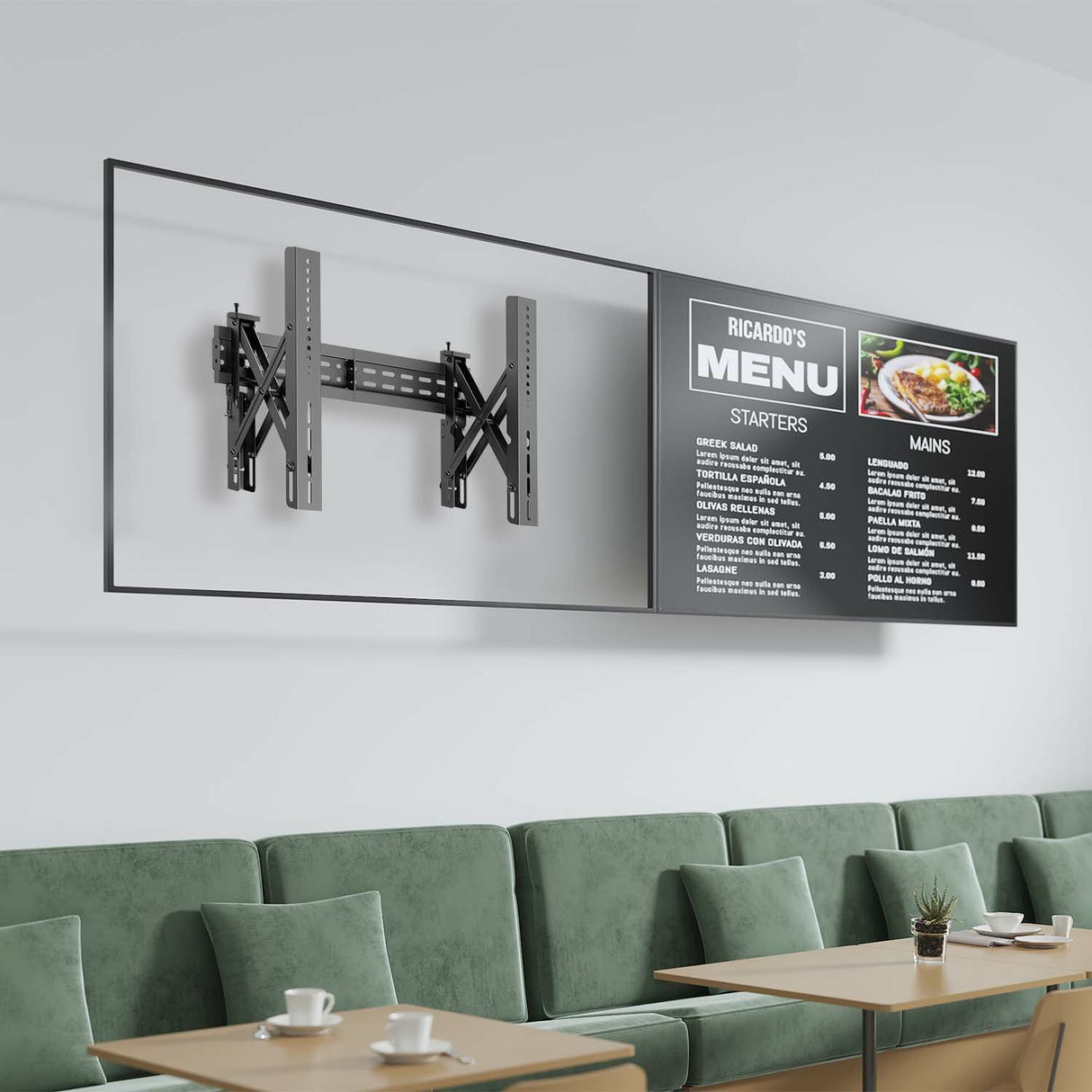 EAN 8435739901052 - AISENS VW70LPOX-257 soporte para pantalla mural de vídeo imagen 5