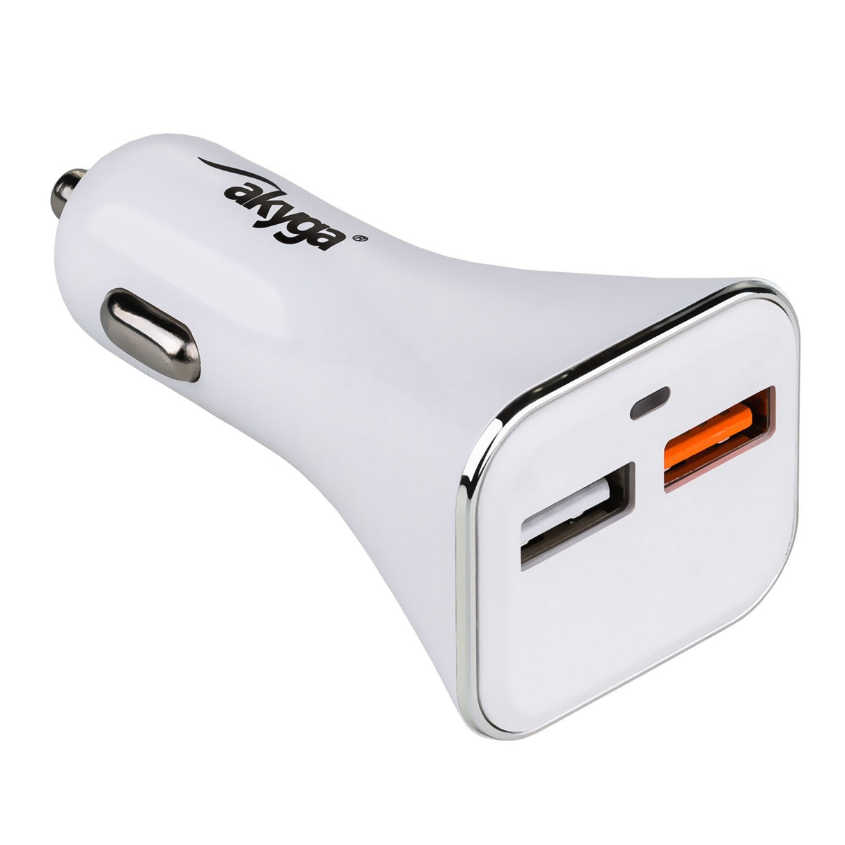 Akyga Ak-Ch-08 Car Charger 3000ma 2xusb Blanco Quick Charge 3.0