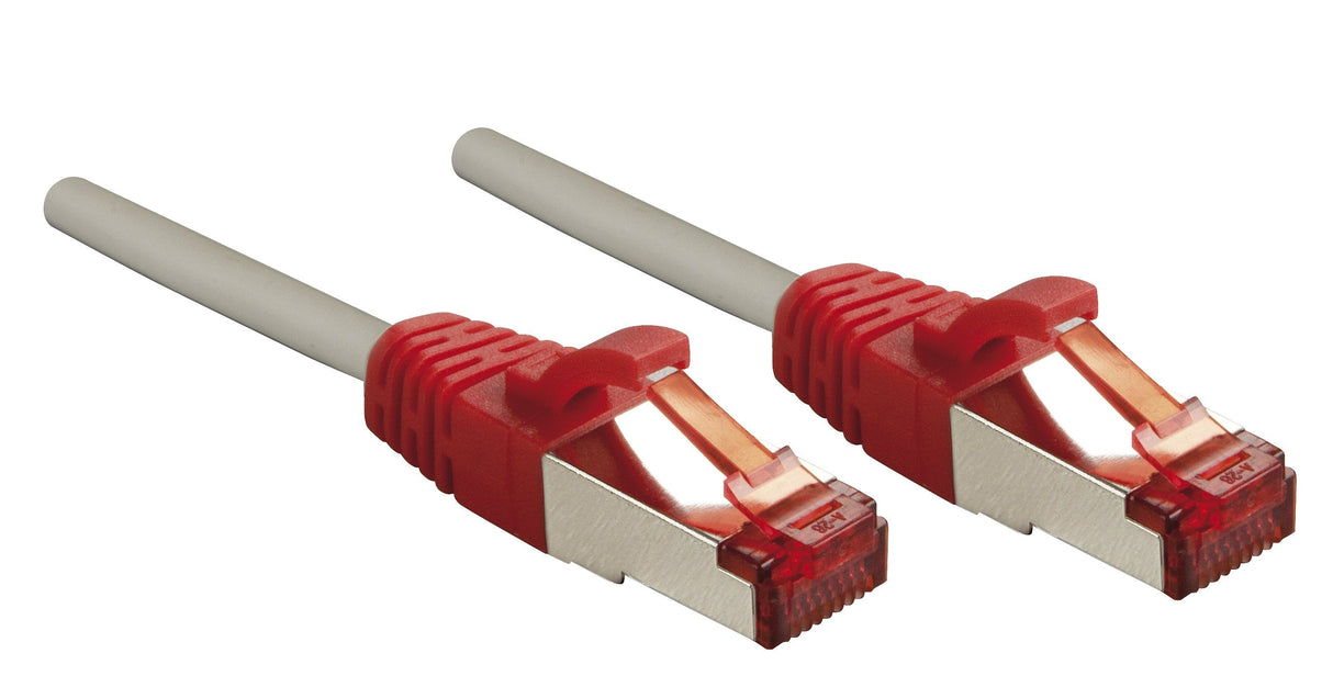 Lindy Cable De Red Cat6 Crossover S Ftp Gris Rot 0.50m