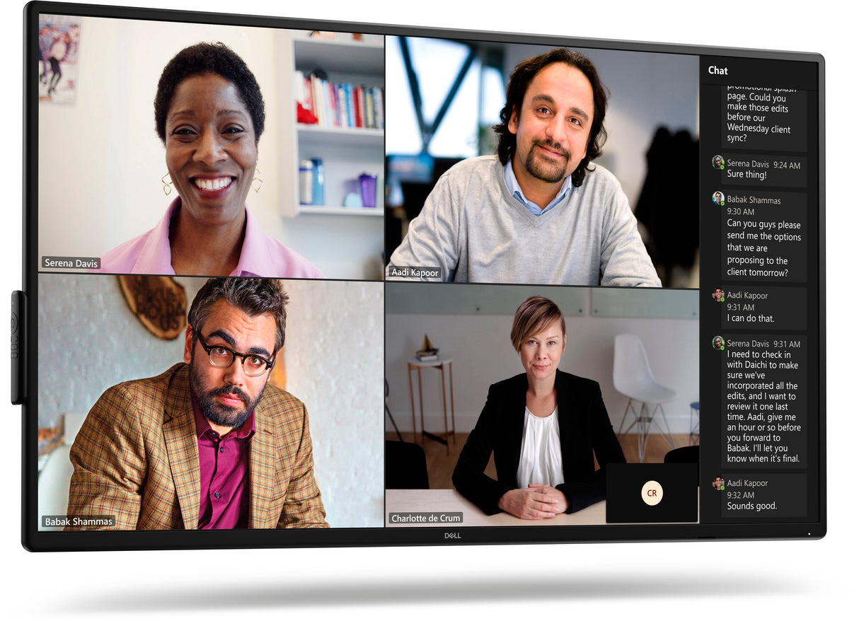 Dell P5525qc Pantalla Plana Para Señalización Digital 138,8 Cm (54.6") Lcd 400 Cd / M² 4k Ultra Hd Negro