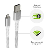 EAN 5711428071194 - dbramante1928 CB25ALGR7119 cable de conector Lightning 2,5 m Blanco imagen 4