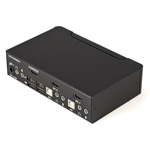 EAN 0065030837521 - StarTech.com SV231HDMIUA interruptor KVM Negro imagen 2