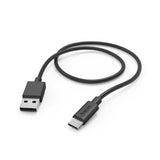 EAN 4047443486943 - Hama 00201594 cable USB USB 2.0 1 m USB A USB C 0,48 Gbit/s Negro imagen 1