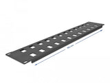Delock 19" Keystone Patchpanel 24 Port 2 He Negro