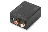 Digitus Convertidor Digital A Analógico Conector Rca Coaxial/Toslink Con Adaptador De Red