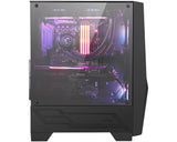 Caja Pc Msi Torre Atx Mag Forge 100r Argb Negro 2x Vent 120mm Argb/Lateral Cristal Templado 306-7g03r11-809