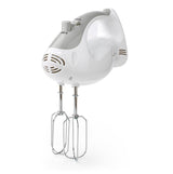 Nedis Batidora Mezcladora  200 W  5 Ajustes De Velocidad  Funcion Turbo   Blanco / Gris