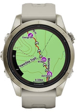 Garmin Fenix 7spro Sapphire Solar -42mm - Light Sand Soft Go