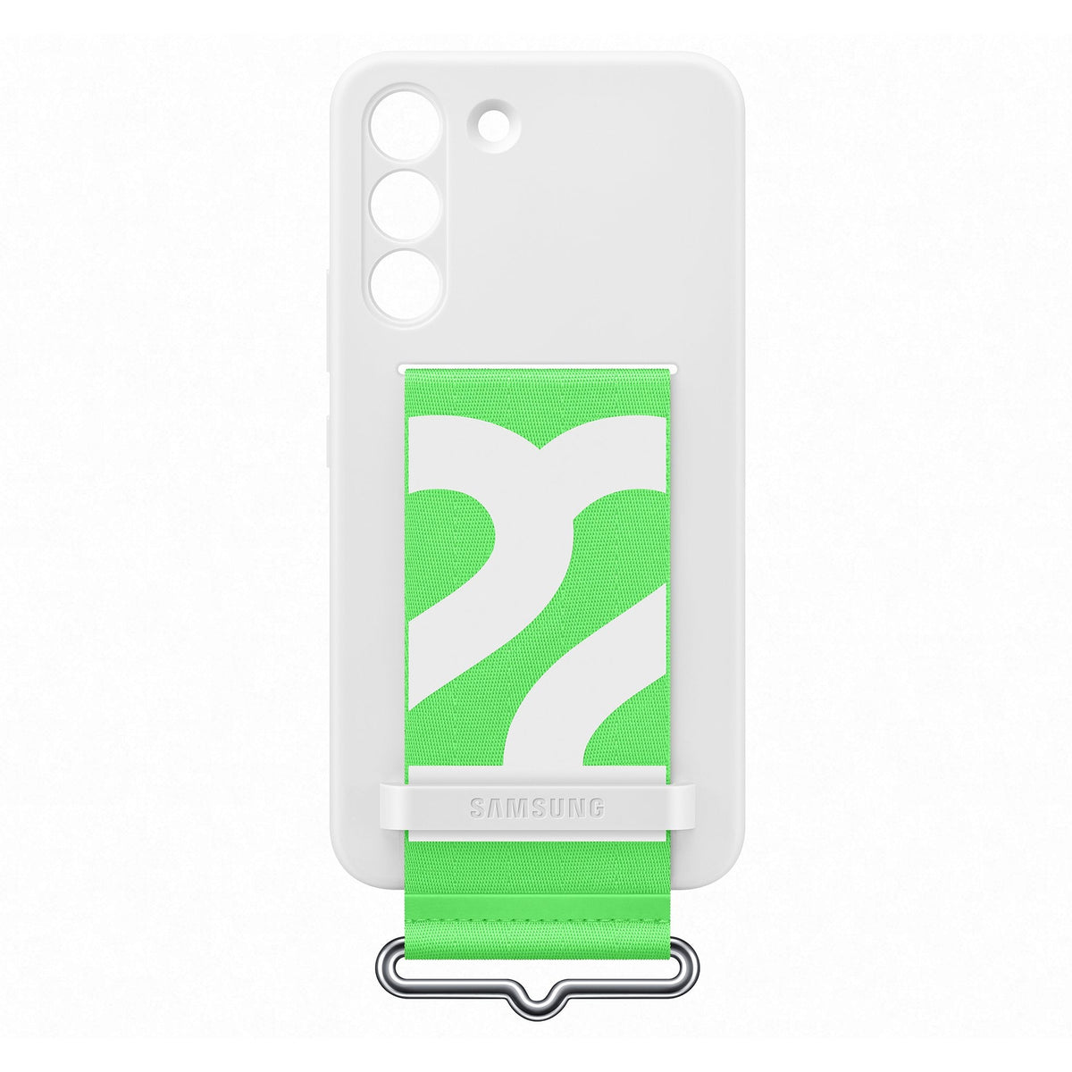 Funda Silico Samsung Galaxy S22 W/Strap Blanco