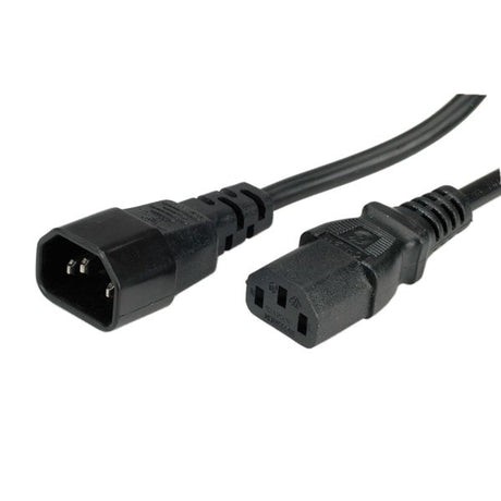 EAN 7611990197163 - ROLINE 19.08.1505 cable de transmisión Negro 0,5 m C14 acoplador C13 acoplador imagen 1