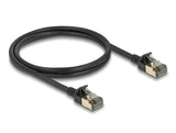 Delock 80339 Rj45 Cable De Red Cat.8.1 F/Ftp Slim Pro 1 M Negro