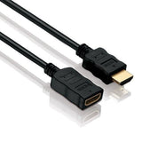 Helos Cable Hdmi High Speed Macho/Hembra Con Ethernet 1,5m