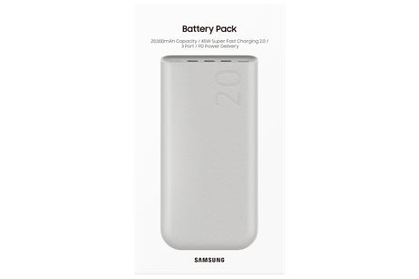 EAN 8806095312187 - Samsung EB-P4520XUEGEU batería externa 20000 mAh Beige imagen 7