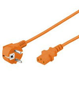 Goobay Cable De Alimentación C13 De 2m Naranja