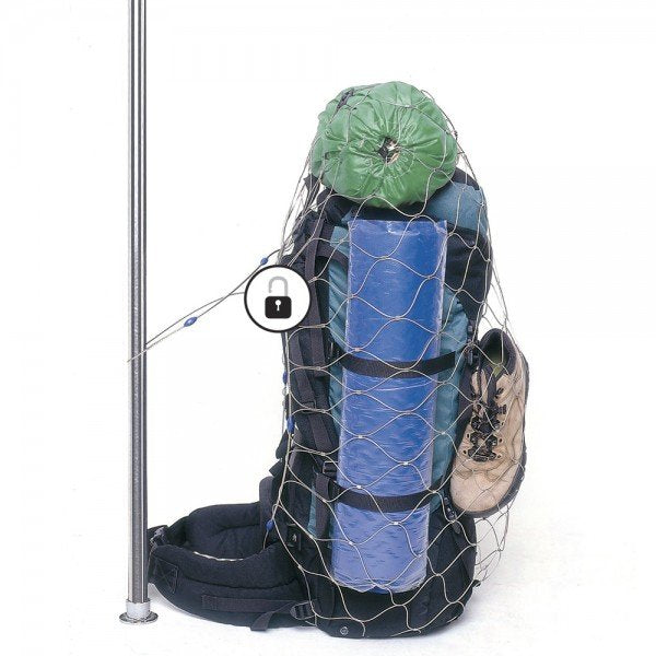 Pacsafe 120l Candado De Seguridad Para Maleta Policarbonato, Acero Inoxidable Acero Inoxidable