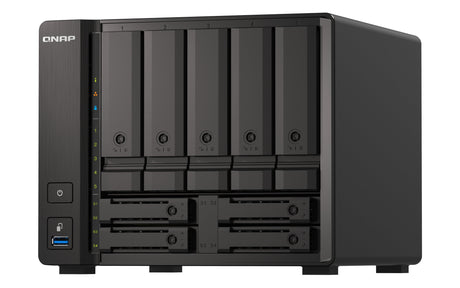 EAN 4713213518649 - QNAP TS-H973AX NAS Torre Ryzen Embedded V1500B 8 GB DDR4 0 TB QuTS hero Negro imagen 5