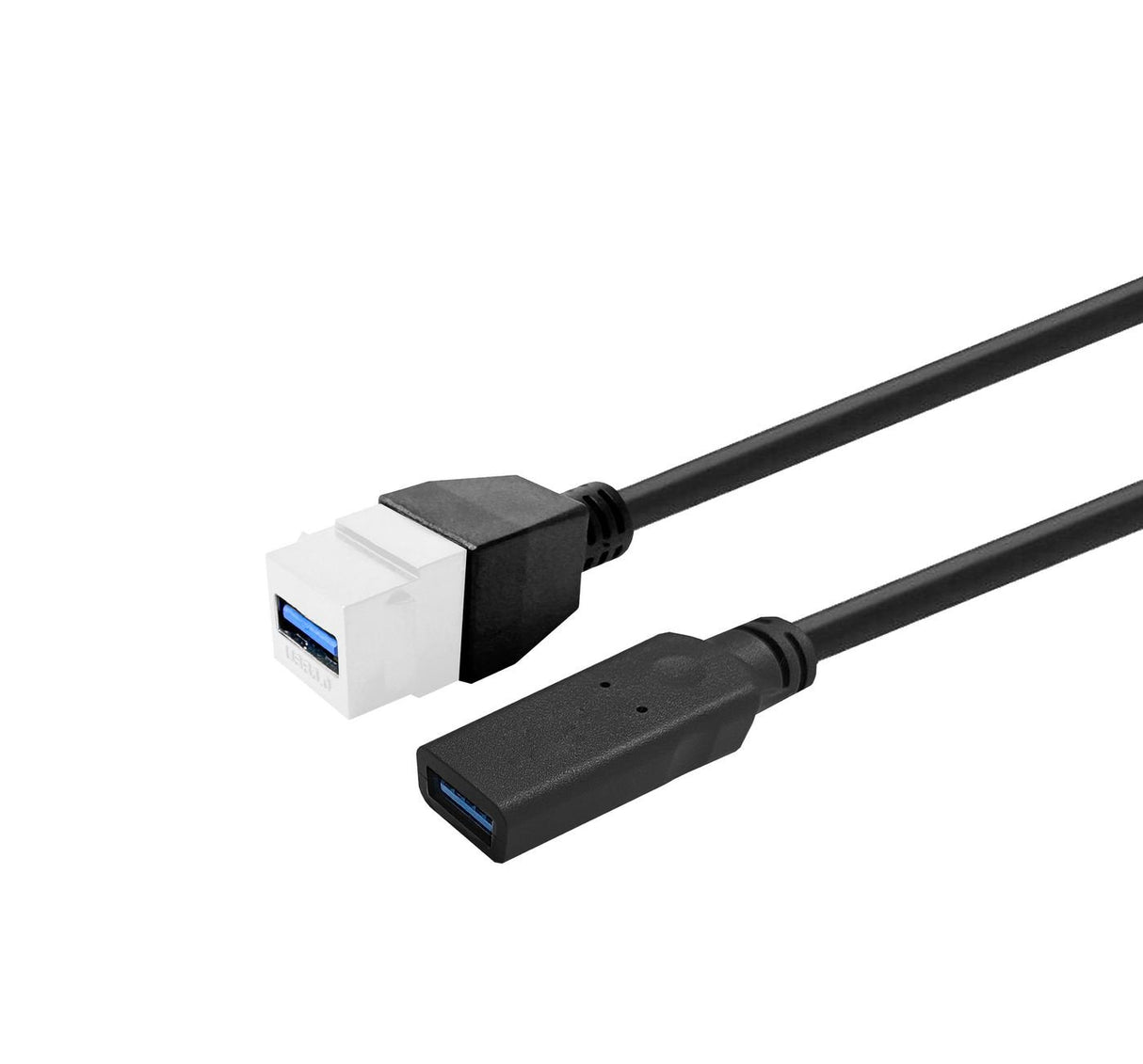 Keystone White Usb3,0  A-Female To Usb3,0 A-Male