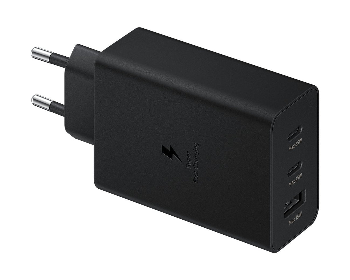 Common Black 65w Power  Adapter Trio