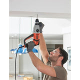 Black+Decker Behs02k-Qs, Martillo Perforador Negro/Naranja