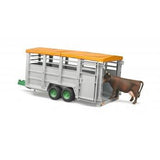 EAN 4001702022273 - BRUDER Livestock trailer with 1 cow parte y accesorio de modelo a escala Tráiler imagen 2