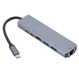 Estuff Es623012 Base Para Portátil Y Replicador De Puertos Usb 3.2 Gen 1 (3.1 Gen 1) Type-C Gris