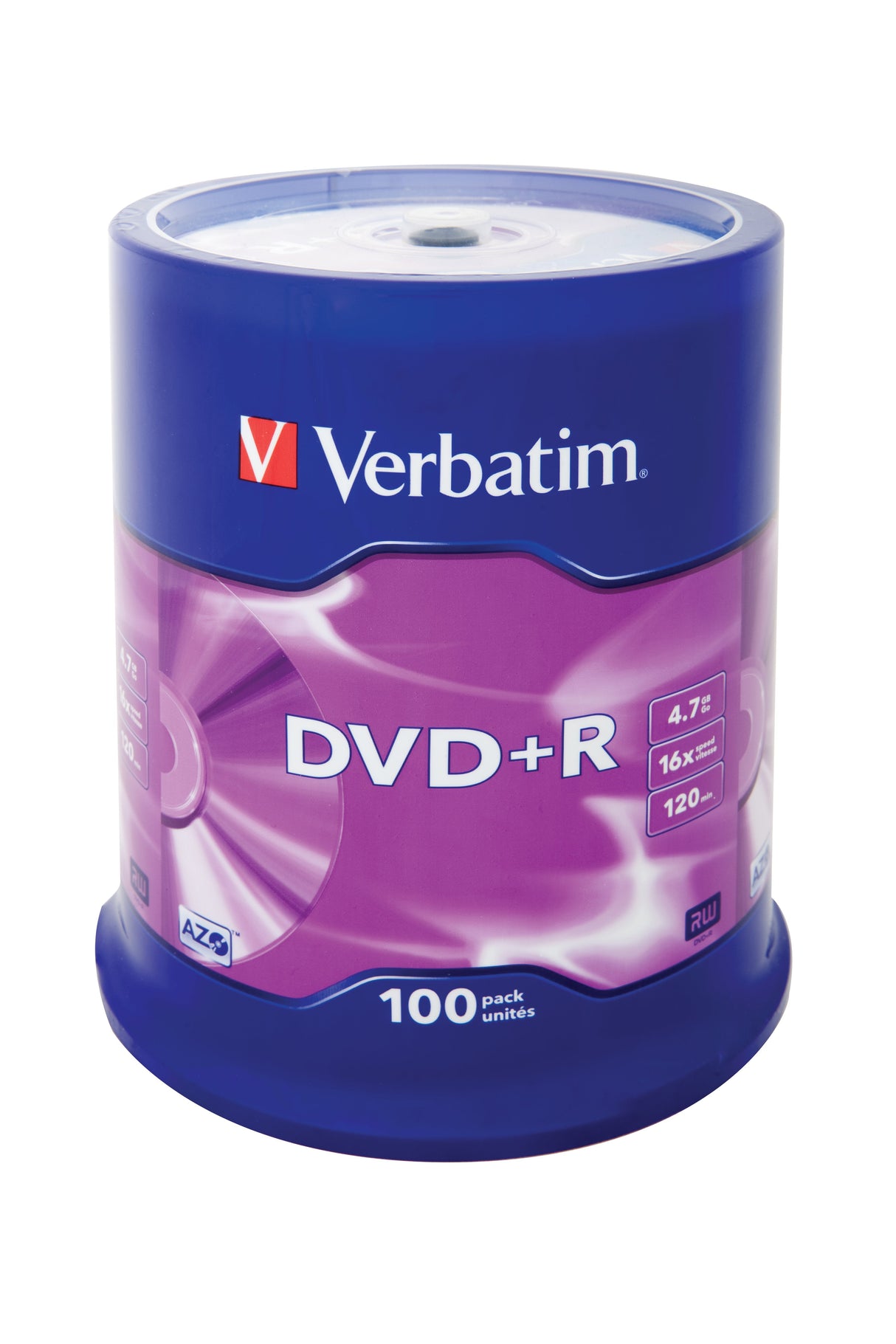 Verbatim Dvd+R 16x 4.7gb Tarrina 100 Unds 43551 (4)