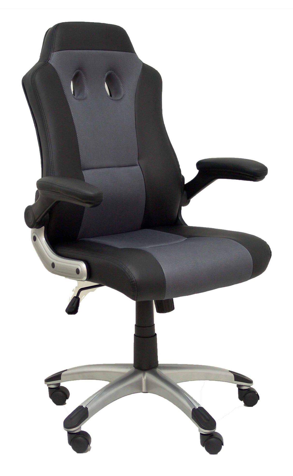 Silla Gaming Talave Similpiel Negro Y Gris