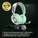 Auriculares Steelseries Arctis Nova Pro Wireless X, Gaming Blancos, Anc, Usb-C, Jack 61525