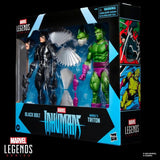 Figuras Blister 2  Black Bolt & Triton Inhumanos Marvel Legends Series 15cm