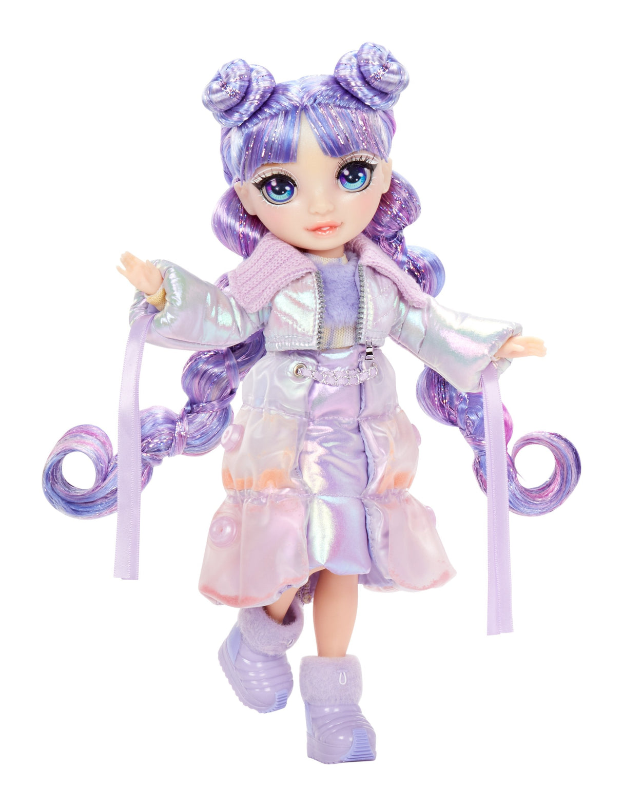 Muñeca  Mga Entertainment Rainbow High Winter Wonderland Doll - Violeta (Purple) 120865-Euc